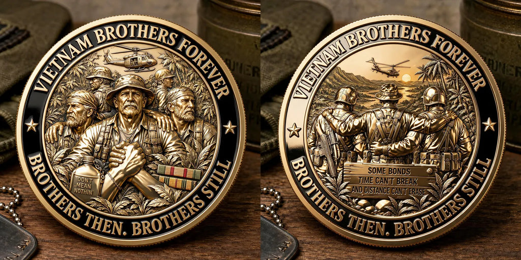 Vietnam Brothers Forever Commemorative Metal Medal