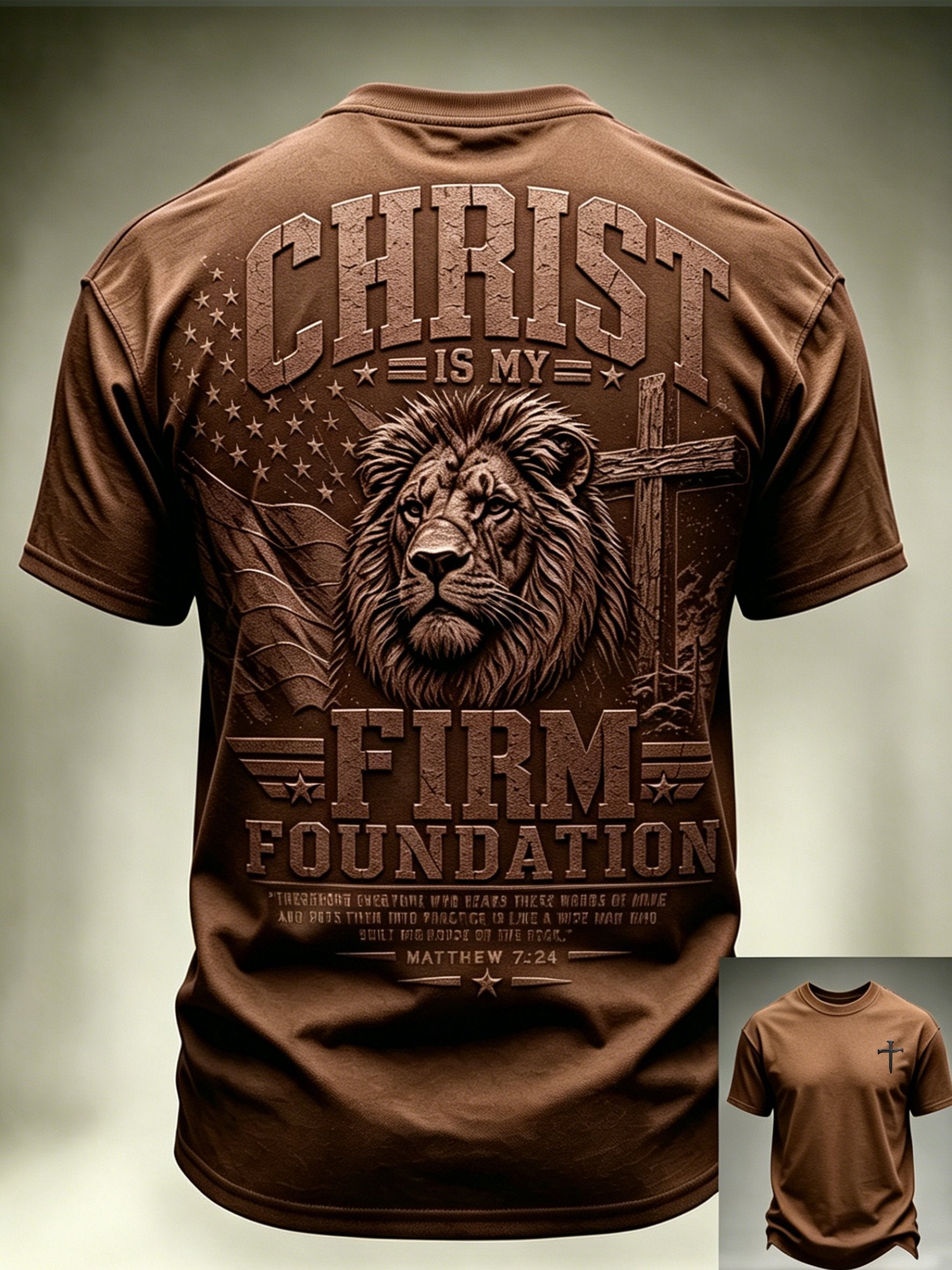 Men's "Faith" Print Top