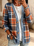 Women's Casual Printed Cardigan
