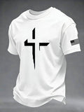 Men's Retro Print Short-Sleeve T-Shirt