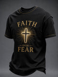 Men's Faith Printing T-Shirts