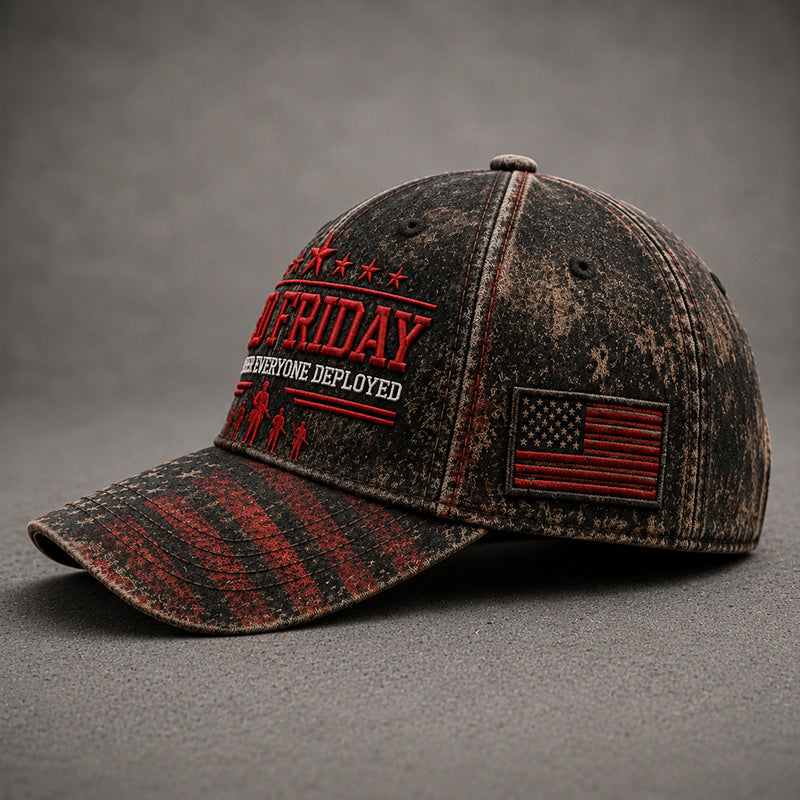 Red Friday Art Print Baseball Cap