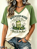 Women's Faith Print Raglan T-Shirt
