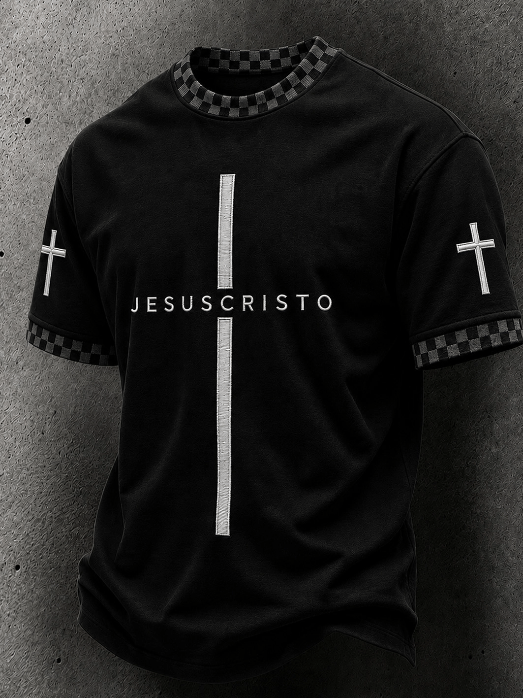 Men's faith theme casual short-sleeve T-shirt