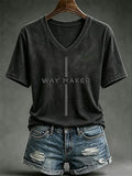 Women's Faith Print T-shirt