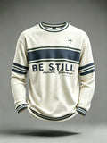 Men's Be Still And Know Psalm 46:10 Printed Waffle-Knit Top