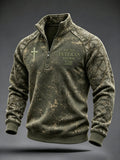 Men's US Veteran Camo Zip-Up Hoodie