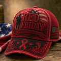 RED FRIDAY Remember Everyone Deployed Vintage Mesh Baseball Cap