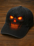 Halloween Horror Skull Print Baseball Cap