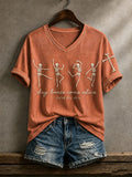 Women's Print Round Neck T-shirt