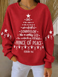 Women's Retro Christmas Print Sweatshirt