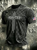 Men's Faith Printing  T-Shirts