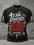 Men's God Is Good Printed Casual T-Shirt