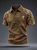 Men's Faith Print Polo Shirt