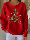 Women's Casual Faith Christmas Sweatshirt