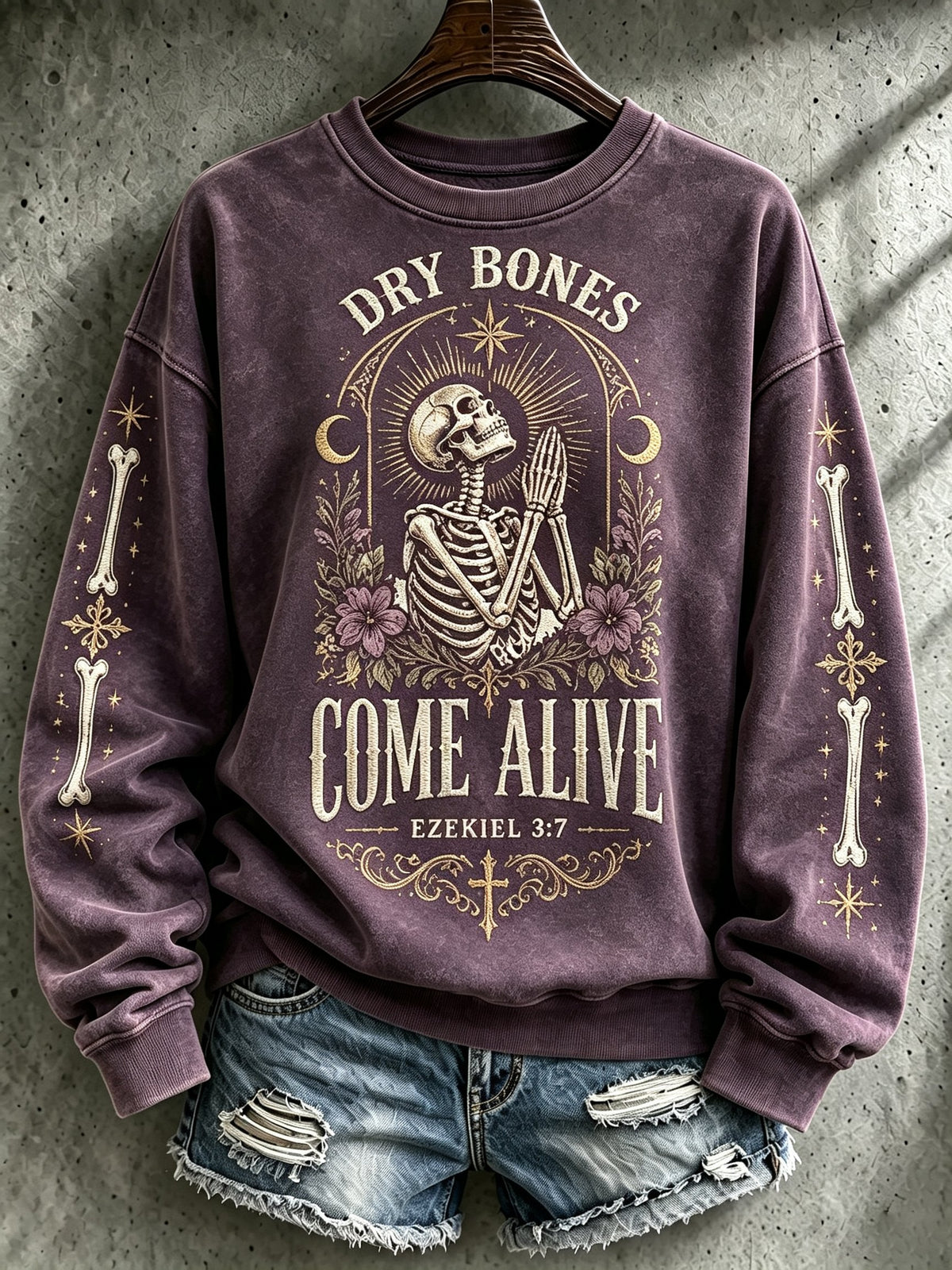 Women's Halloween Print Sweatshirt