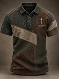 Men'S Casual "Faith" Print T-Shirt