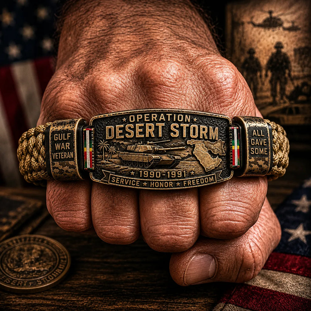 ⭐ Limited Veteran Collector Edition🏜️Operation Desert Storm Veteran Bracelet