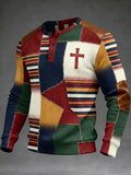 Men's Vintage Faith Henley T-Shirt