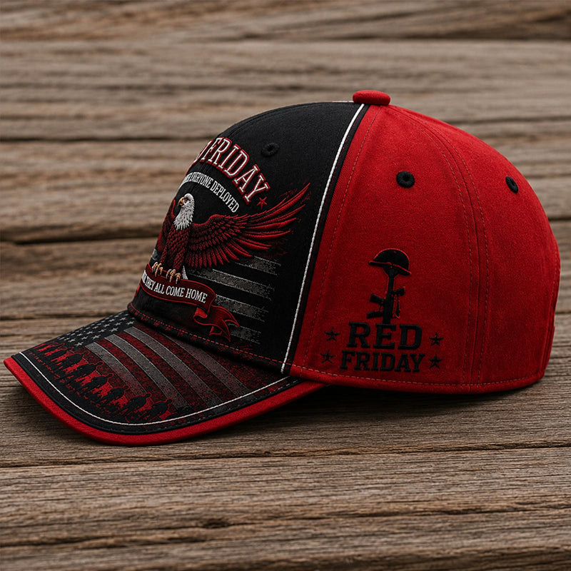 Red Friday Art Print Baseball Cap