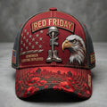 "Red Friday" Veteran Commemorative Casual Baseball Cap