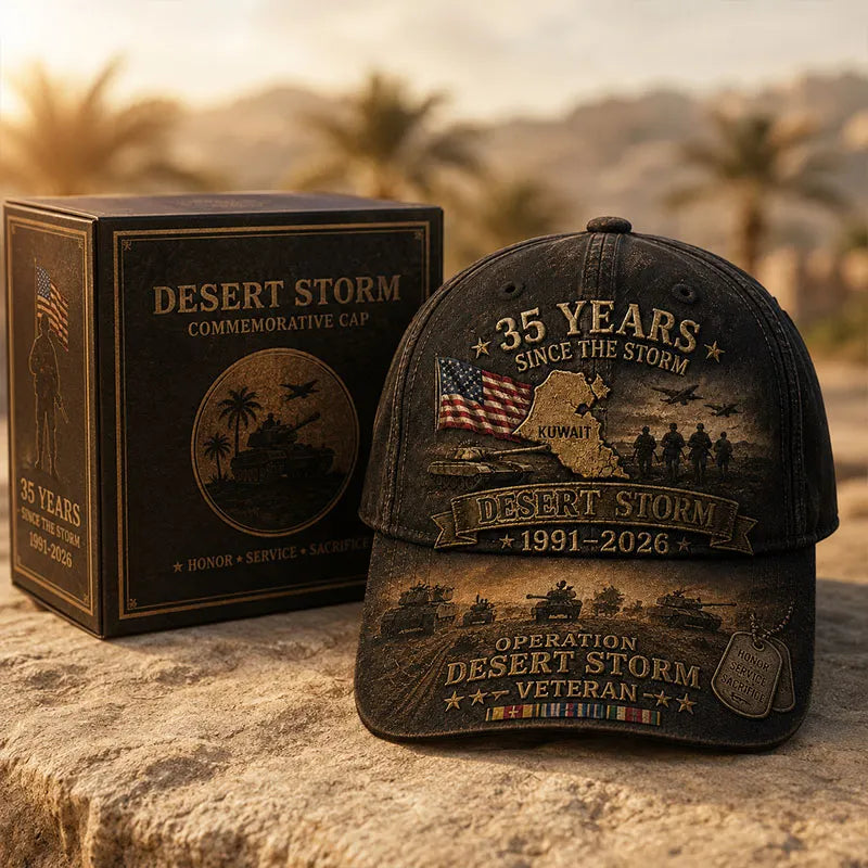 Desert Storm 35th Anniversary Veteran Commemorative Baseball Cap