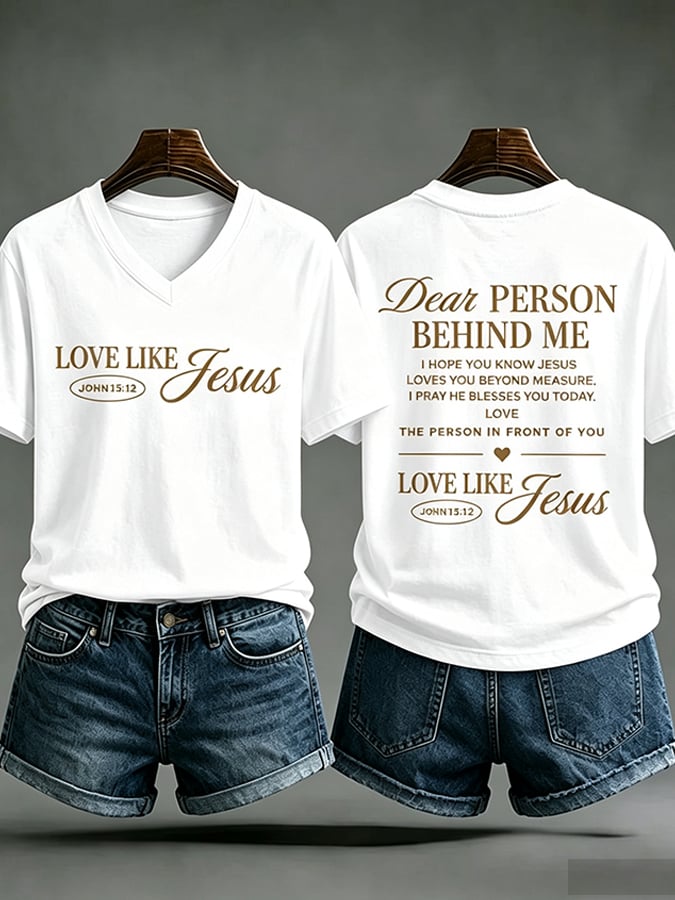 Women's Love Like Jesus Faith T-shirt