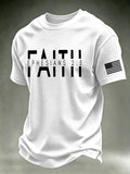 Men's  “Faith” waffle knit T-shirts