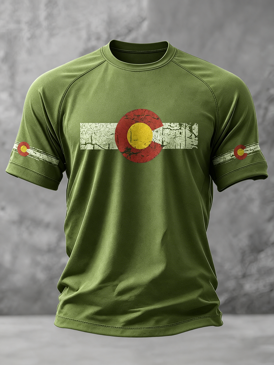 Men's Retro Honoring Our Fallen Heroes Three Firefighters Lost. Never Forgotten Print T-Shirt