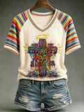 The Woman, With Faith And Hope, Poured Out Her Worries In Prayer And Then Let Go Of The T-Shirt