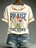 Women's Let Everything That Has Breath Praise The Lord Print T-Shirt