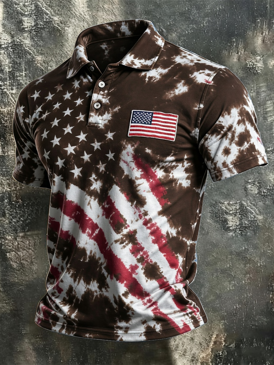 Men's America Anniversary Short-Sleeve Polo Shirt