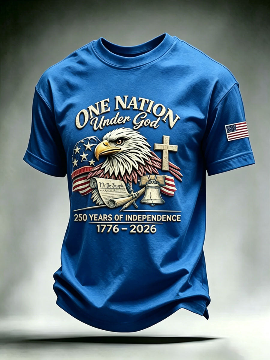 Men'S Independence Day Faith Casual T-Shirt