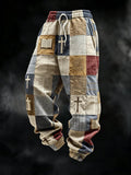 Men'S Faith Print Casual Strappy Casual Pants