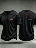 Men's Faith American Flag Printed Short-Sleeve T-Shirt