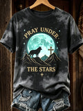 Women'S Casual Western-Style Printed Top