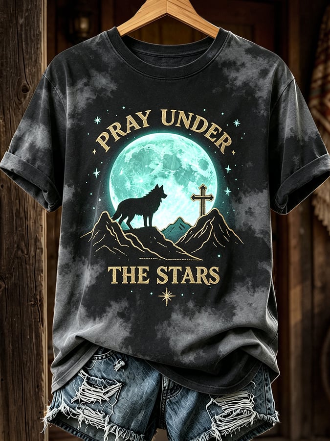 Women'S Casual Western-Style Printed Top