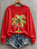 Women's Christmas Print Sweatshirt