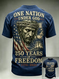 Men's 250th Anniversary Faith-Print Top