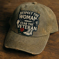 Veteran Printed Casual Hat