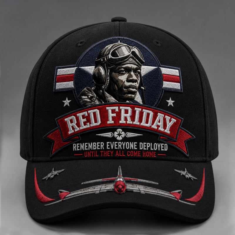Tuskegee Pilot Red Tail Print Casual Baseball Cap