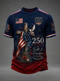 Men's Cross Faith Print T-Shirt