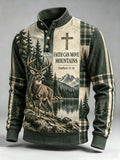 Men's Faith-Themed Printed Top