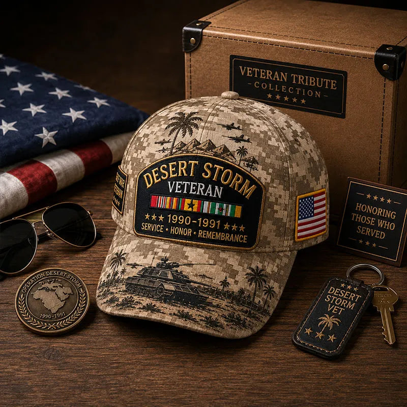 Desert Storm Veteran Baseball Cap