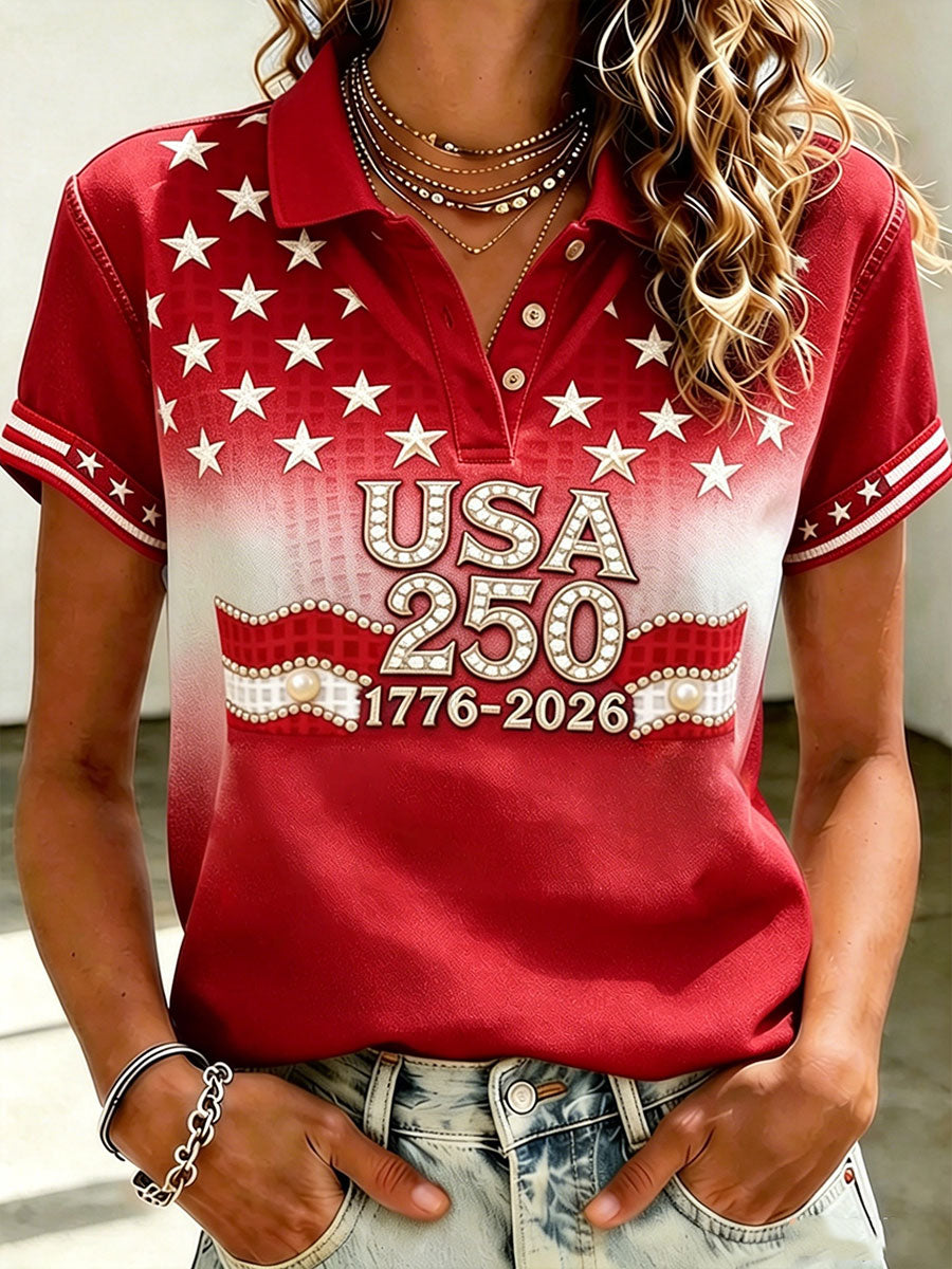 Women's 250th Anniversary of the United States POLO Shirt