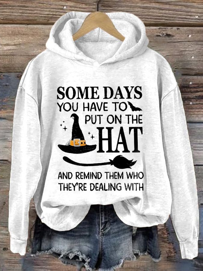 Women's Casual Print Hoodie Long Sleeve Sweatshirt