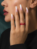 Halloween Bleeding Crown Ring For Women