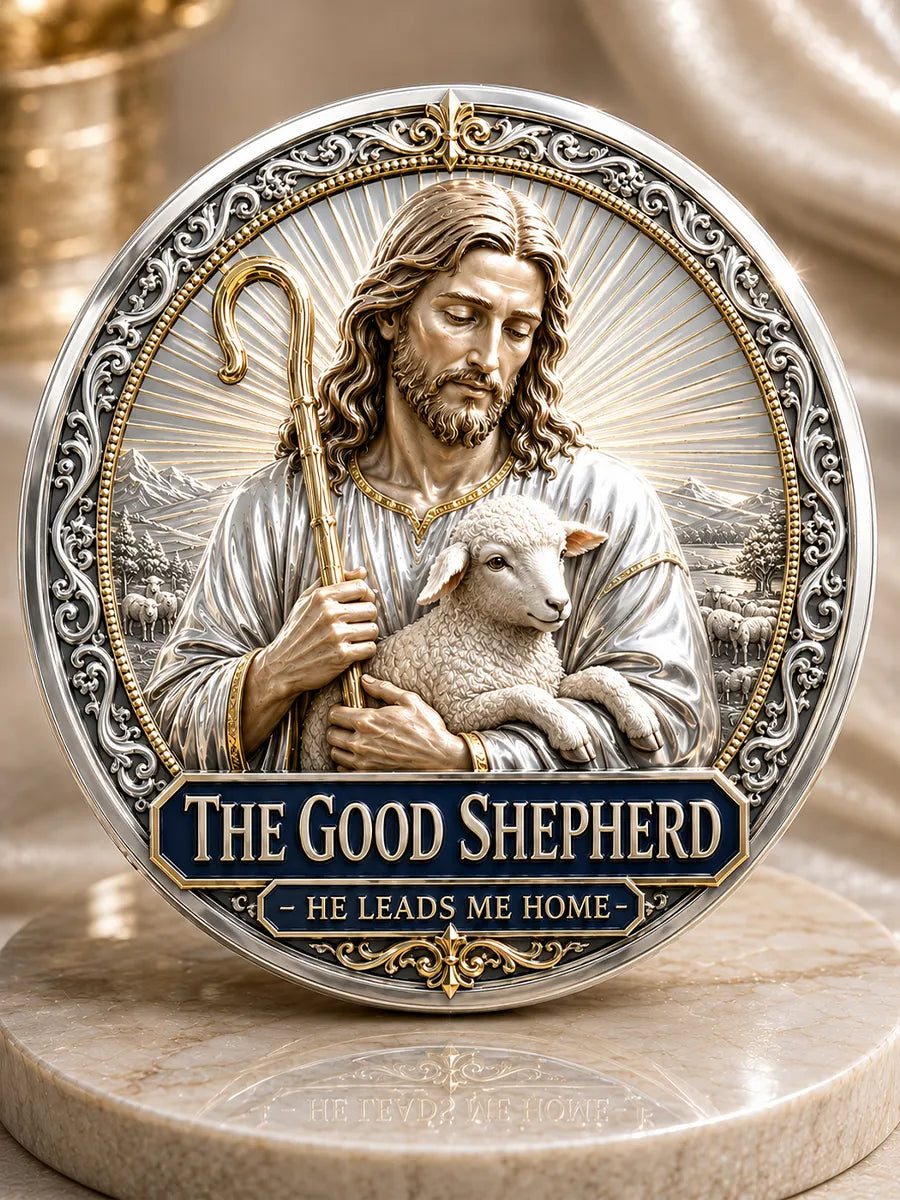 The Good Shepherd Commemorative Metal Medal