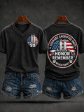 Women's USA 911 Print T-Shirt
