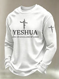 Men's Yeshua King Of Kings Lord Of Lords Printed Casual Top
